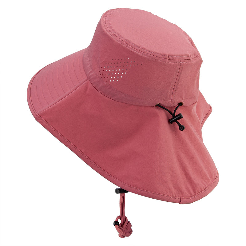 UPF 50+ Wide Brim Sun Hat With Neck Flap