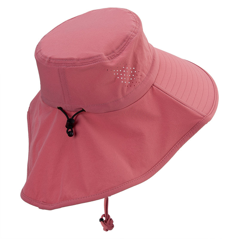 UPF 50+ Wide Brim Sun Hat With Neck Flap