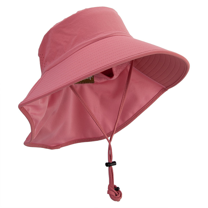 UPF 50+ Wide Brim Sun Hat With Neck Flap