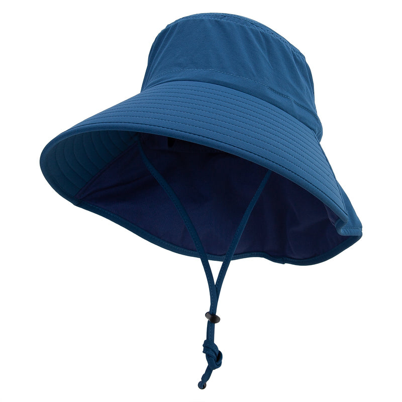 UPF 50+ Wide Brim Sun Hat With Neck Flap