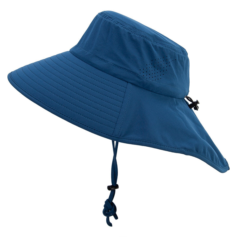 UPF 50+ Wide Brim Sun Hat With Neck Flap