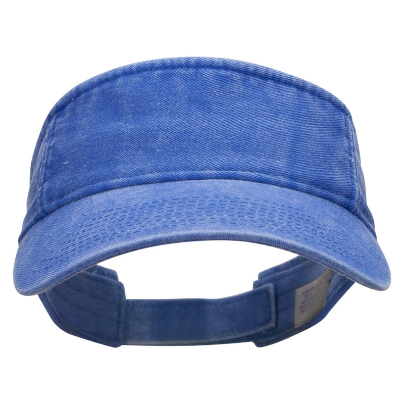 Washed Pigment Dyed Cotton Twill Visor
