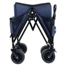 3-in-1 Convertible Folding Wagon Cart with Bench Seat & Storage