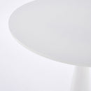 Pedestal Table, Round For Kitchen - White by HouseOfZazla