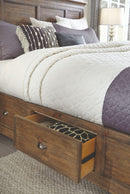 Bay Creek - Complete Panel Bed With Storage Rails