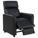 Warren - 4 Seater Home Theater With 3 Wedge Consoles - Black