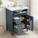 Bathroom Vanity With Sink, Soft Closing Cabinet