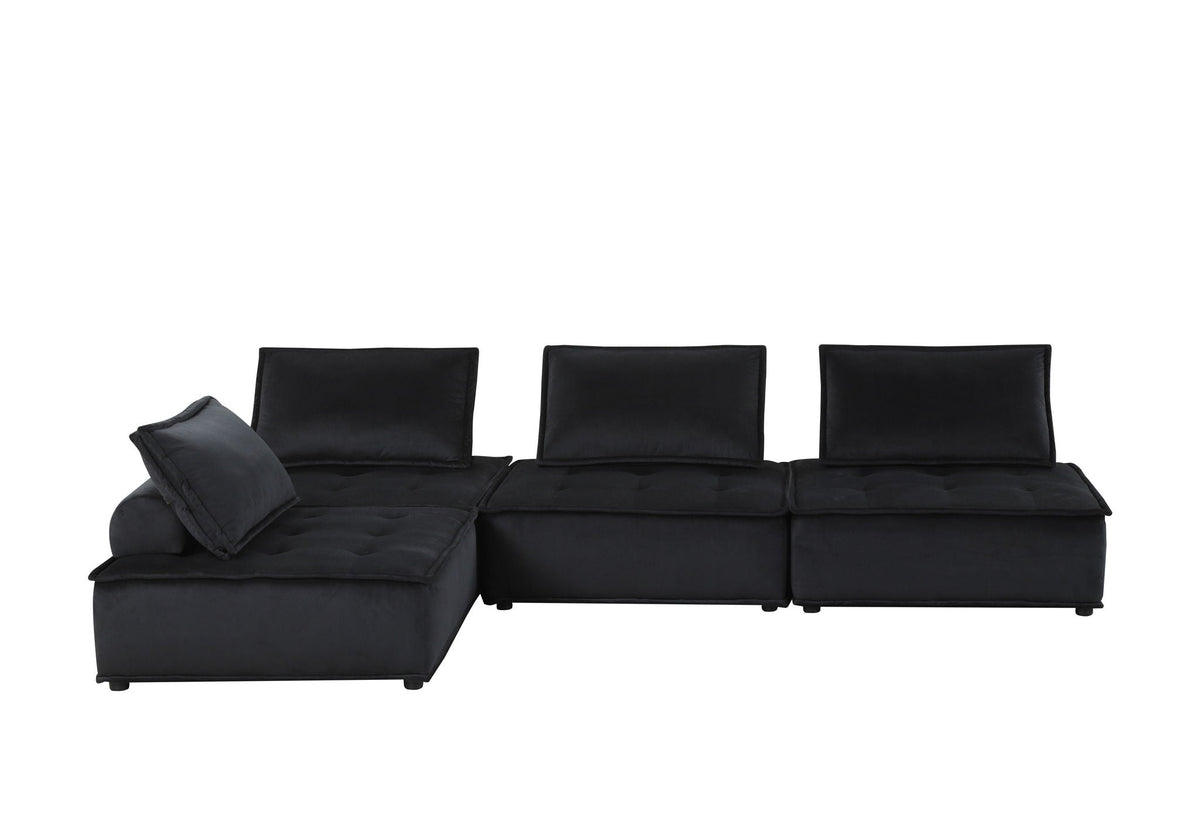 Anna - Stylish Sectional Sofa Ottoman, photo 24 of 35