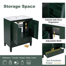 Bathroom Vanity With Sink, Soft Closing Door, Multi Functional Storage by HouseOfZazla