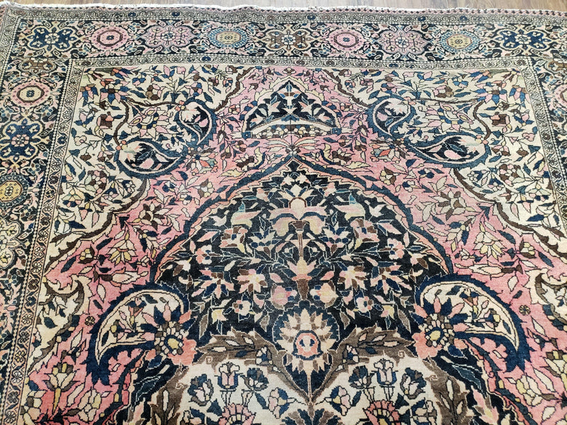 Antique Persian Farahan Rug, 4'1" x 6' 5"