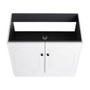 Modern Freestanding Bathroom Vanity With Soft Close Cabinet Doors by HouseOfZazla