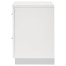 Dulcey - 2 Drawer Nightstand - Gloss White by HouseOfZazla