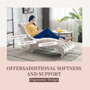 Chaise Lounge Indoor, Button Tufted Upholstered Chaise Lounge Chair With Pillow