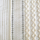 Full/Queen Cotton Printed Duvet Cover Set with Chenille
