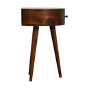 Semi Circle Nightstand - Chestnut by HouseOfZazla