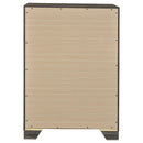 Wright 4-drawer Chest of Drawers Brown Oak