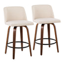 Toriano - Mid Century Modern, Counter Stool (Set of 2) by Unique Piece Furniture