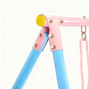 Xns107 - 2 Swing Set With Slide For Outdoor - Blue / Pink by HouseOfZazla