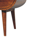 Large Chestnut Circular Bedside by HouseOfZazla