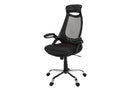 Office Chair, Adjustable Height, Swivel, Ergonomic, Armrests, Contemporary & Modern by HouseOfZazla