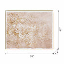 59.1x47.2 Hand-Painted Cherry Blossom Canvas Art with Blush Pink and White Finish by HouseOfZazla