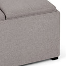 Avalon - Square Coffee Table, Storage Ottoman by HouseOfZazla