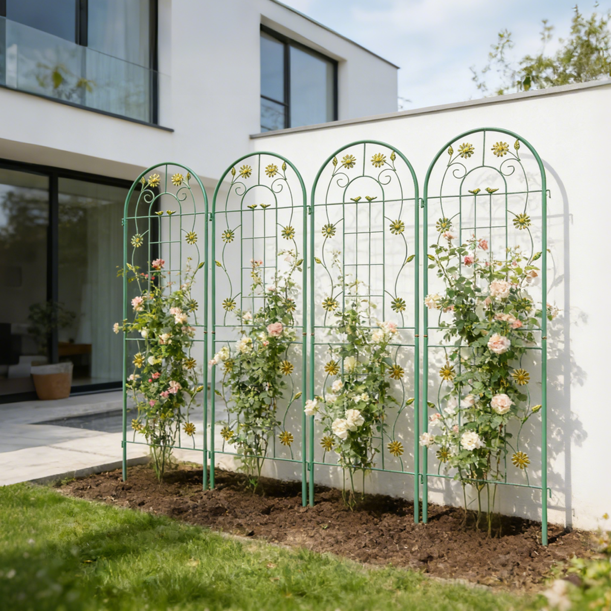 2 Pack Metal Garden Trellis 71" x 19.7", photo 5 of 10