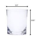 Halo - Leading Ware Oval Acrylic Glasses (Set of 4) Dof, Bpa Free, 12Oz Plastic Drinkware - Clear by HouseOfZazla