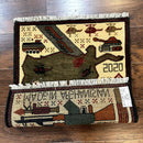 Afghan War Rug, Tanks Helicopters Guns