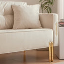 70" Velvet Sofa Couch Luxury Modern Upholstered 3-Seater sofa with 2 Pillows for Living Room, Apartment and Small Space