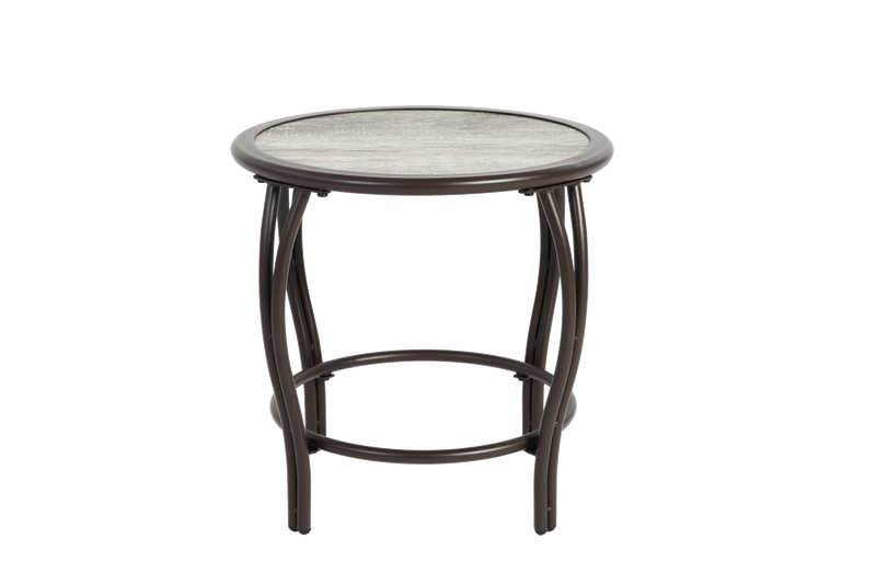 3 Pieces Patio Furniture Set Rocking Bistro Set Outdoor Rattan Conversation with Coffee Table for Garden Balcony Backyard Poolside