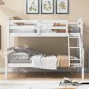 Bunk Bed With Ladder And Safety Guardrail by HouseOfZazla