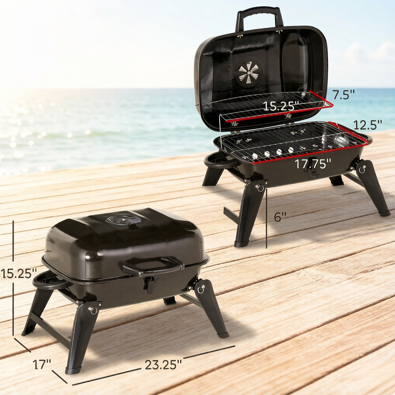 Small Portable Charcoal Grill, photo 5 of 7