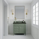 James Martin Brittany 36" Single Bathroom Vanity, Smokey Celadon