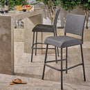 29" Outdoors PE Rattan Armless Barstools, Set of 2 by HouseOfZazla