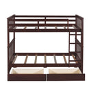 Bunk Bed With Ladders And 2 Storage Drawers by Unique Piece Furniture