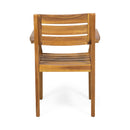 7-Piece Acacia Wood Outdoor Dining Set
