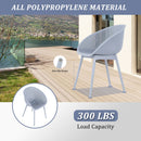 Modern Lounge Chair Set With Round Table by HouseOfZazla