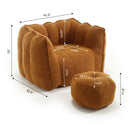 Soft Bean Bag Chair With High Resilient Foam by Unique Piece Furniture