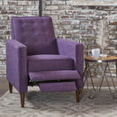 Mid-Century Modern Recliner With Button Tufted Waffle Stitch by HouseOfZazla
