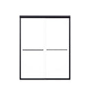 Modern Semi Frameless Double Sliding Shower Door by HouseOfZazla