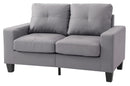 Upholstered Track Arm Loveseat For Cozy Spaces by HouseOfZazla