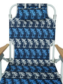 1PCS Backpack Beach Chairs for Adults Beach towel backpack beach chairs for adults 5 position chair with pouch folding lightweight positions back pack 13 inch high