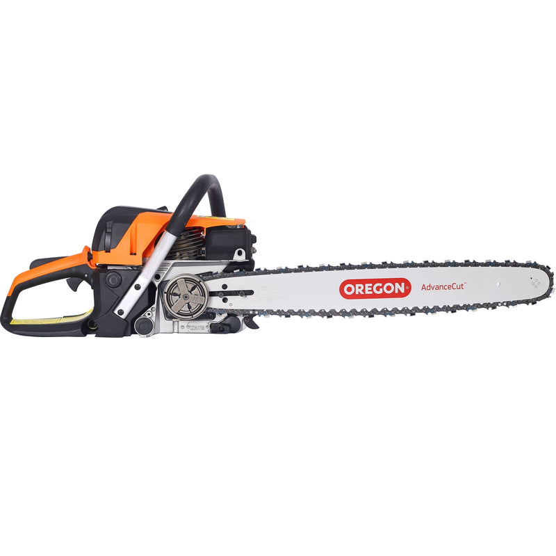 Gasoline Chainsaw 20" 52Cc For Tree And Wood Cutting - Orange, photo 12 of 17
