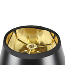 10"W x 9"H Black Parchment Empire Lampshade by LampsUSA