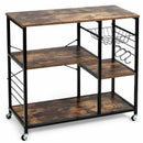 Rolling Industrial Kitchen Baker’s Storage Shelf by LJGDeals