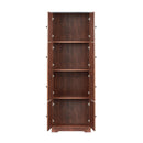 Tall Storage Cabinet With 8 Doors And 4 Shelves, Wall Storage Cabinet For Living Room, Kitchen, Office, Bedroom, Bathroom by HouseOfZazla