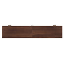 TV Stand, Media Console With 4 Drawers, Soft Closing Hinges - Dark Brown