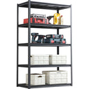 5 Tier Heavy Duty Metal Storage Shelves ,Easy to Assemble ,Adjustable ,Storage Shelves for Basements, Garages and Kitchen, 78 'H*47.2'W*23.6 'D