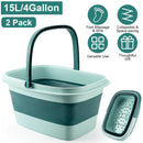 Collapsible Foot Bath Basin - Foldable Foot Tub by LJGDeals